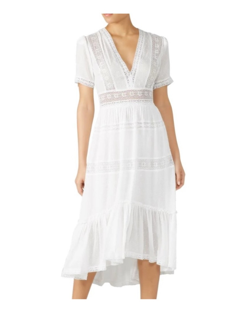 Revolve X The Kooples White Lace Dress